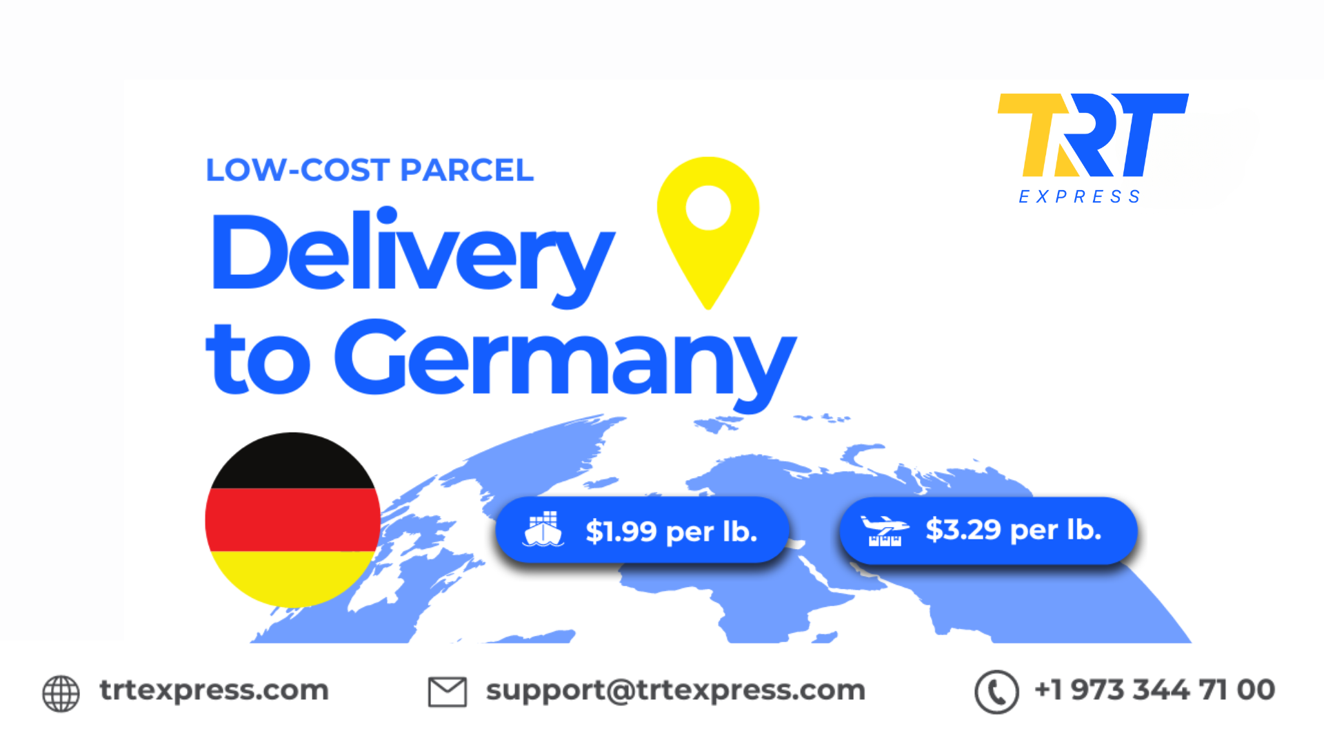 Low-Cost Parcel Delivery to Germany with TRT Express: Fast, Reliable, and Affordable!