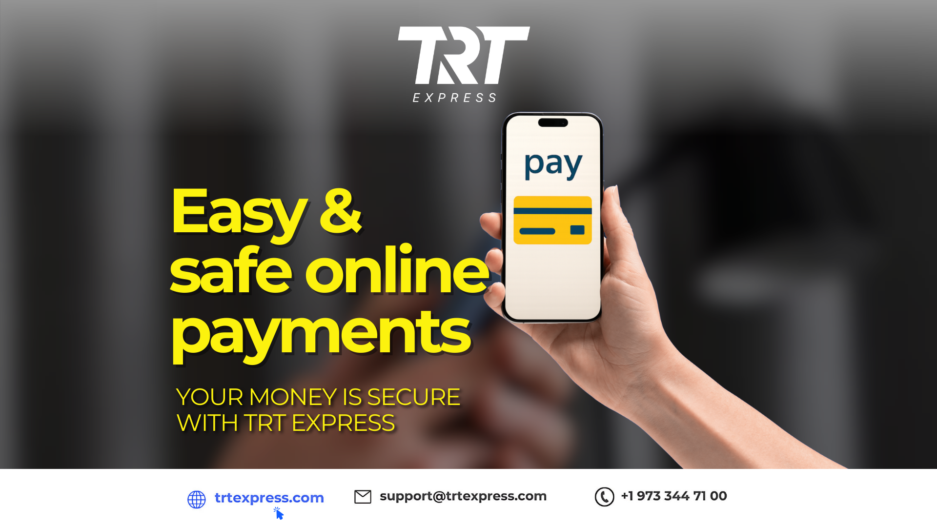 Pay for Shipping Easily and Securely with TRT Express 💳
