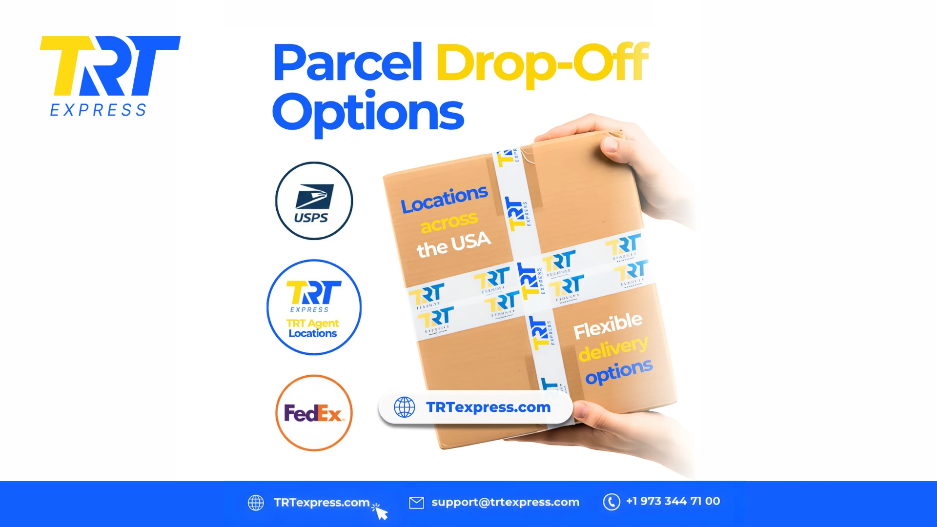 Send Parcels Easily with TRT Express – Fast & Affordable Shipping from the USA Worldwide 🌍✈️