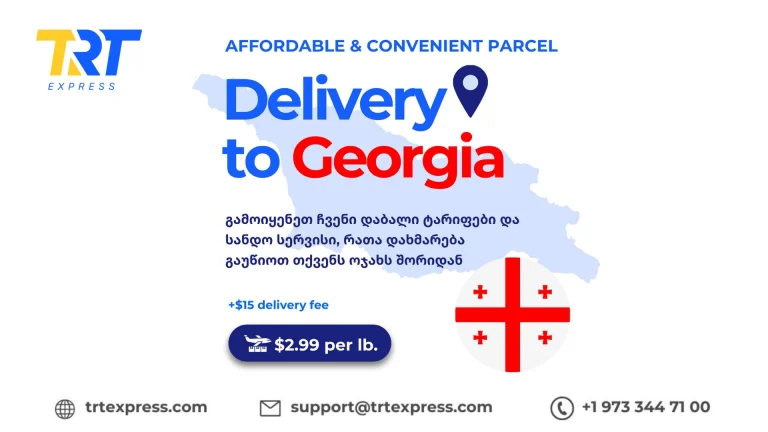 ✈️ Shipping dreams from the USA straight to Georgia! 📦